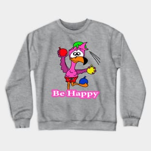 Be Happy Crewneck Sweatshirt